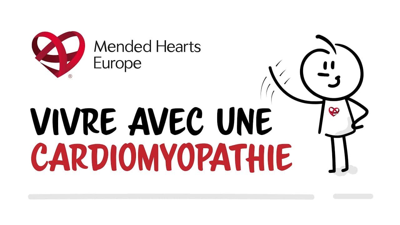 Living with Cardiomyopathy Whiteboard Animation – French